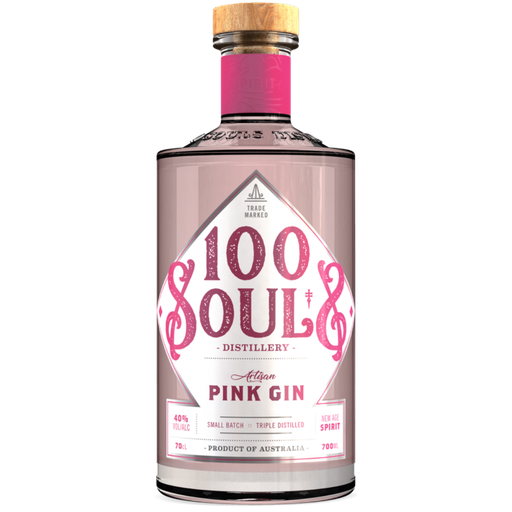 100 Souls Pink Gin 700ml