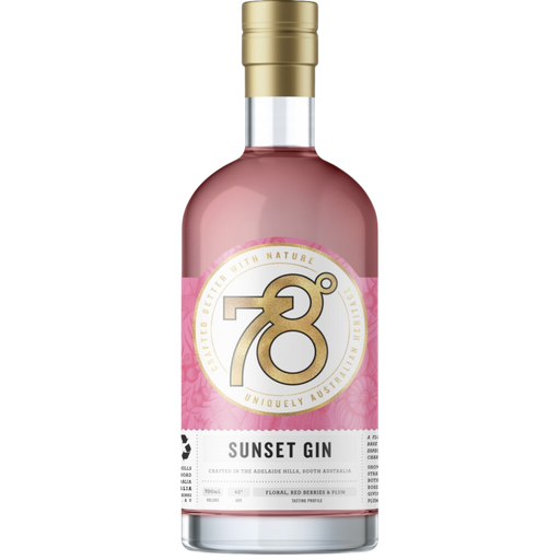 78 Degrees Sunset Gin 700ml