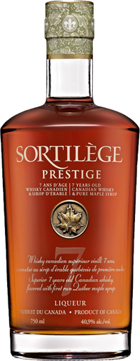 Sortilege Prestige 7 Year Old Canadian Maple Whisky 750ml