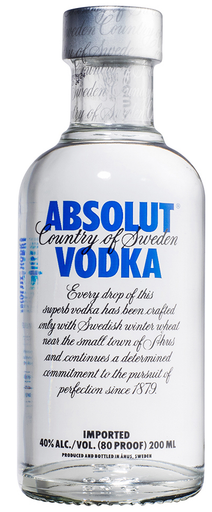 Absolut Vodka 200ml 6PK