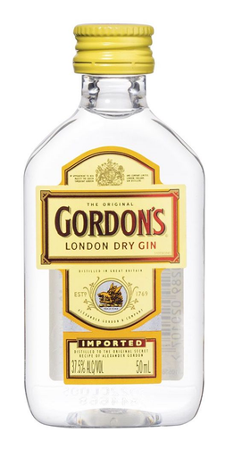 Gordons Gin Miniatures 50ml (Unit=Sleeve of 12)