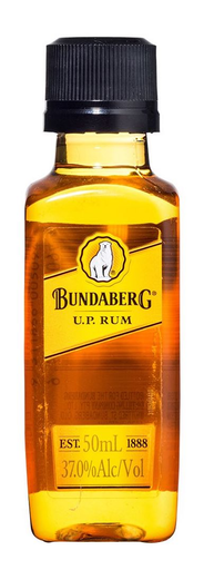 Bundaberg Rum UP Miniatures 50ml (Unit=Sleeve of 12)