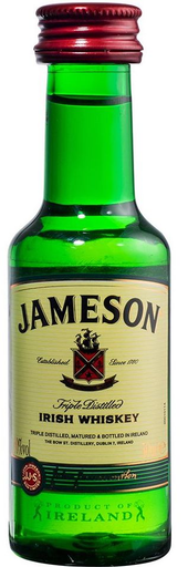 Jameson Irish Whiskey Miniatures 50ml (Unit=Sleeve of 12)