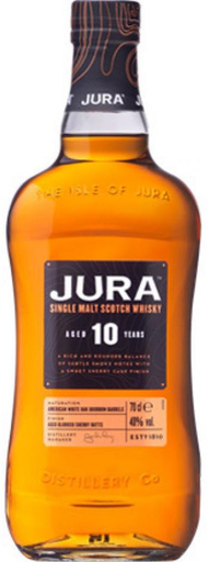 Isle Of Jura Jura 10 Year Old Single Malt Whisky 700ml