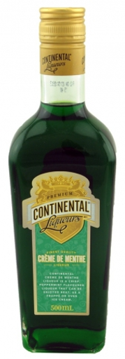 Continental Creme De Menthe Liqueur 500ml
