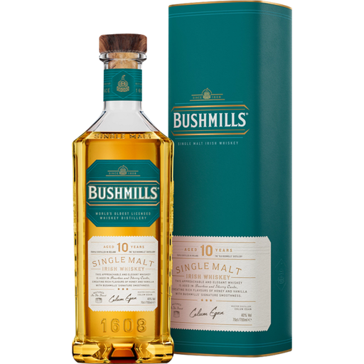 Bushmills 10 Year Old Irish Whiskey 700ml