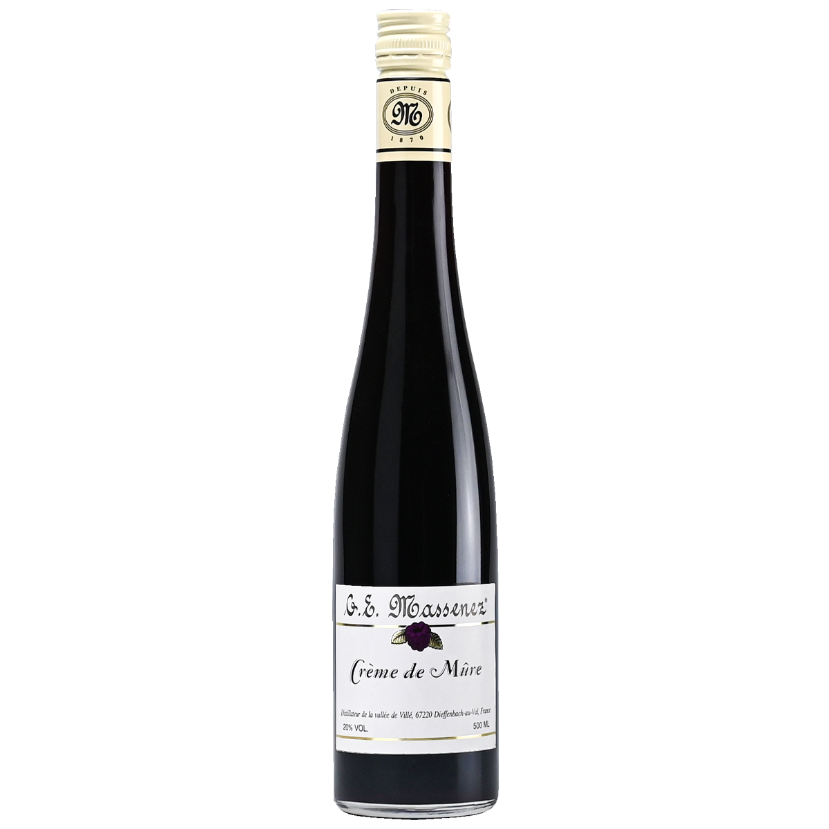 Massenez Blackberry Liqueur Mure 500ml