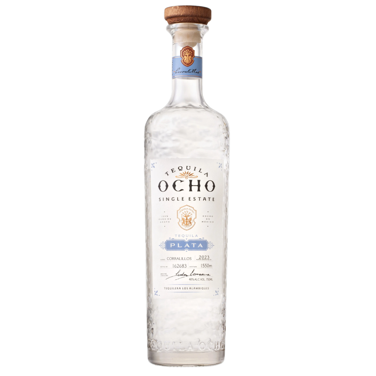 Ocho Blanco (Plata) Tequia 750ml