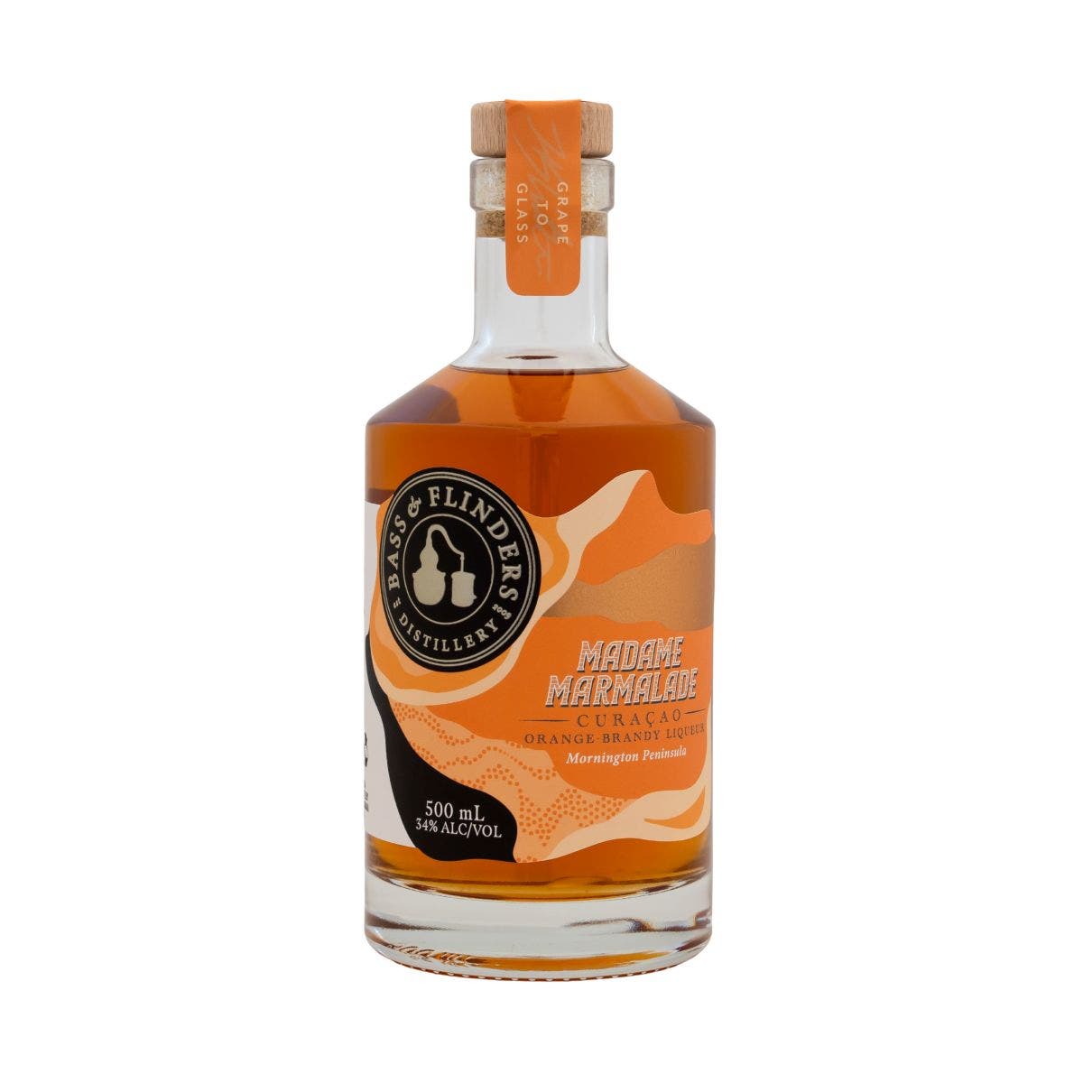 Bass and Flinders Madame Marmalade Curaçao Orange Liqueur 500ml
