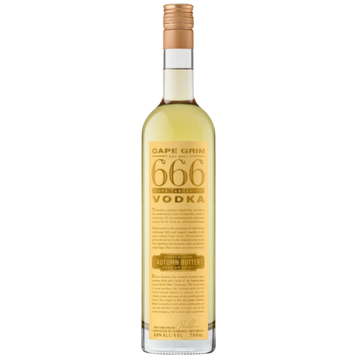Cape Grim 666 Autumn Butter Vodka 700ml