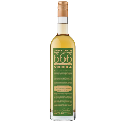 Cape Grim 666 Lemon Myrtle Honey Vodka 700ml