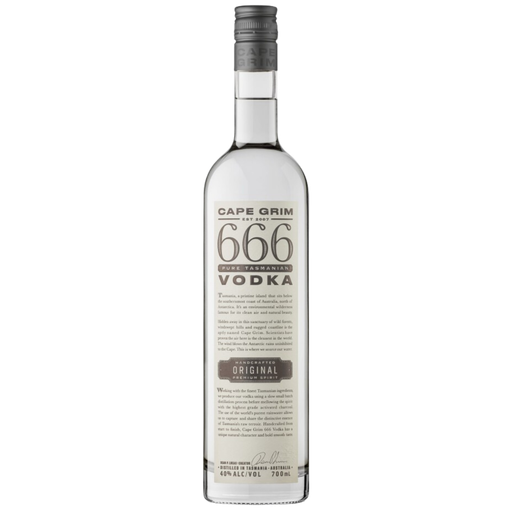 Cape Grim 666 Pure Tasmanian Vodka 700ml