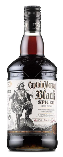Captain Morgan Black Spiced Rum 700ml