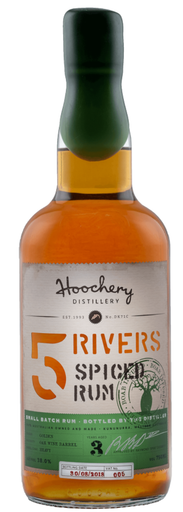 Hoochery Distillery 5 Rivers Spiced Rum 750ml
