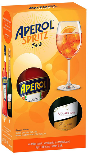 Aperol Spritz & Riccadonna Giftpack 1.45Lt