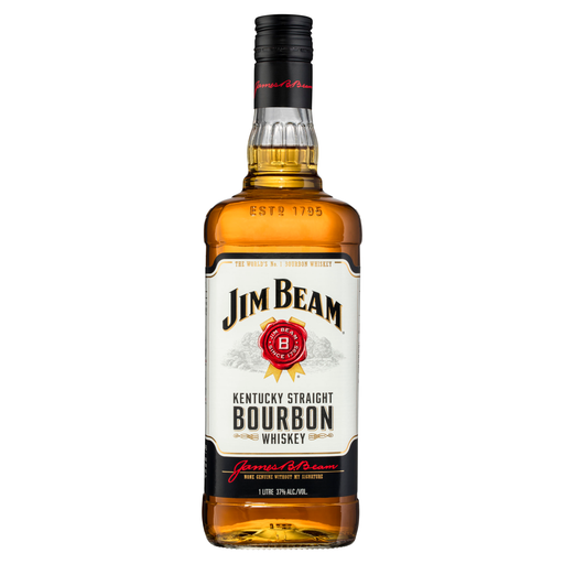 Jim Beam White Bourbon 1Lt