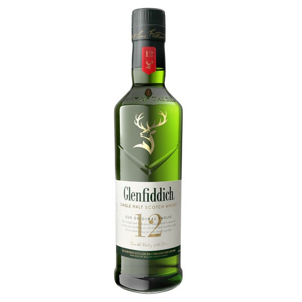 Glenfiddich 12 Year Old Minis 50ml (Unit=Sleeve of 12)