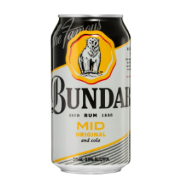 Bundaberg Rum & Cola Mid 375ml