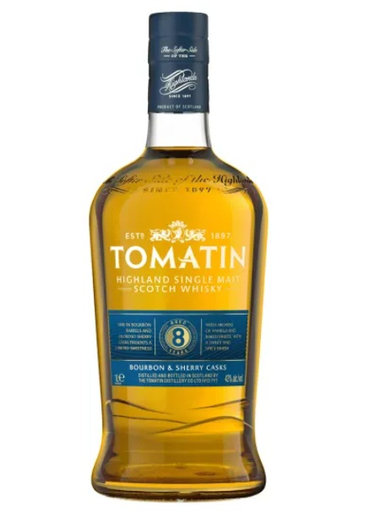 Tomatin 8yo Single Malt Scotch Whisky 1lt