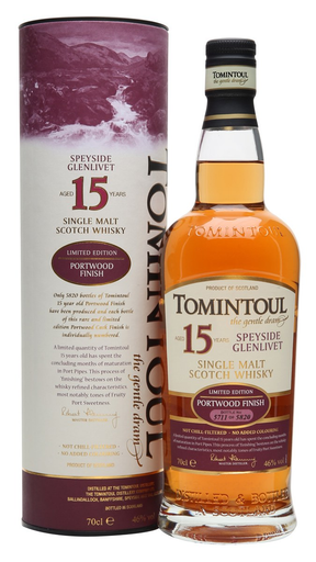 Tomintoul 15 Year Old Portwood Single Malt Gift Box 700ml