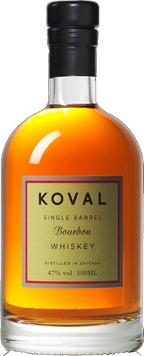 Koval Organic Single Barrel, Bourbon Whiskey 500ml