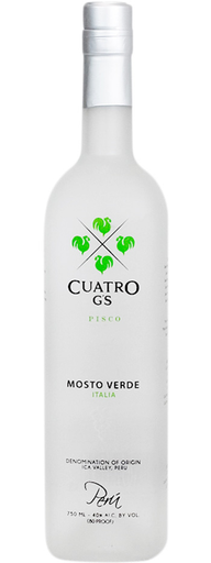 Cuatro Gs Pisco Mosto Verde Italia 750ml