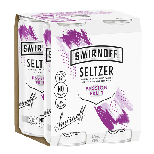 Smirnoff Passionfruit Seltzer 250ml