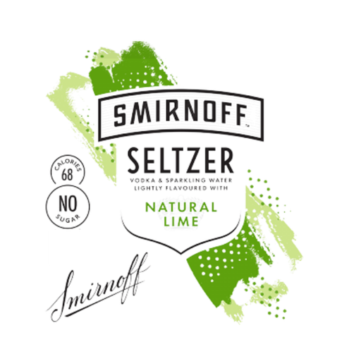 Smirnoff Lime Seltzer 375ml