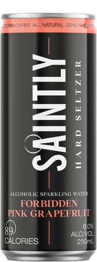 Saintly Seltzer Pink Grapefruit 250ml