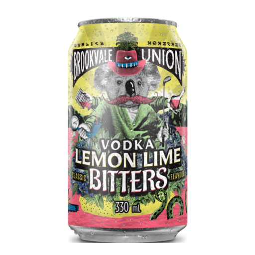 Brookvale Union Vodka Lemon Lime and Bitters 330ml