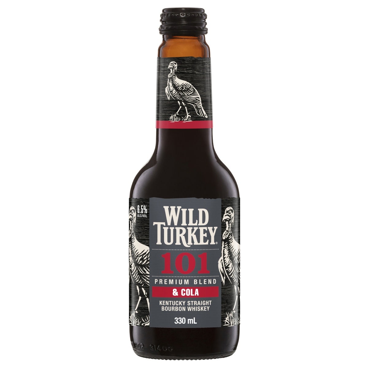 Wild Turkey 101 & Cola 330ml