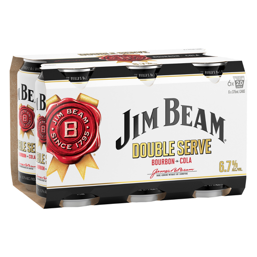 Jim Beam White Double Serve 375ml