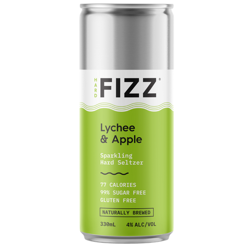 Hard Fizz Lychee & Apple Seltzer 330ml