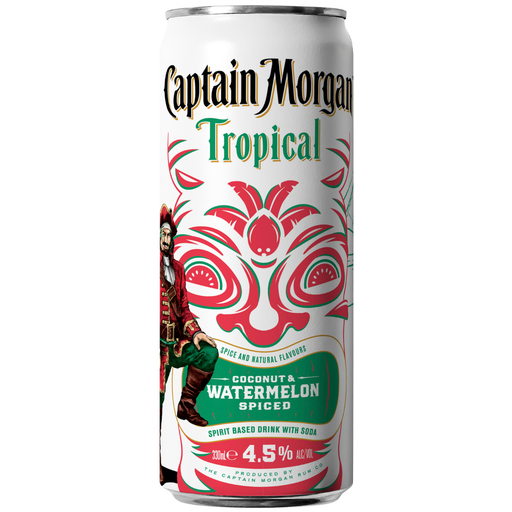 Captain Morgan Tropical Coconut & Watermelon 330ml