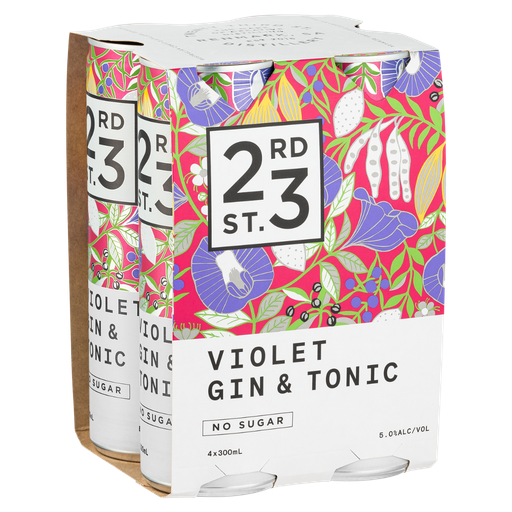 23rd Street Violet Gin & Tonic 300ml