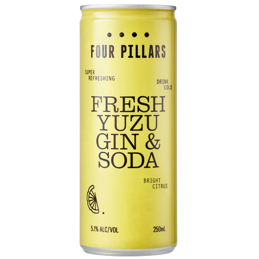 Four Pillars Yuzu Gin & Soda 250ml