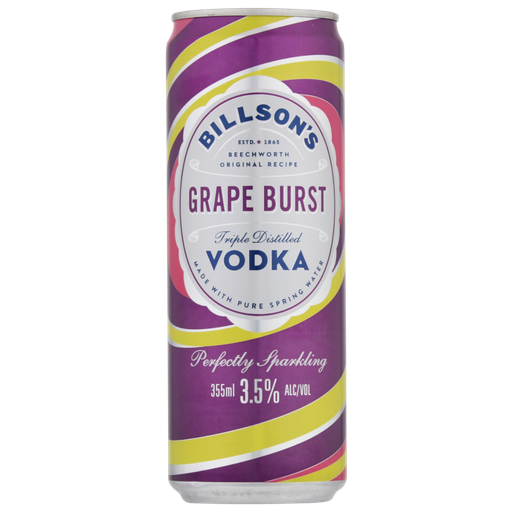 Billson's Vodka & Grape Burst 355ml