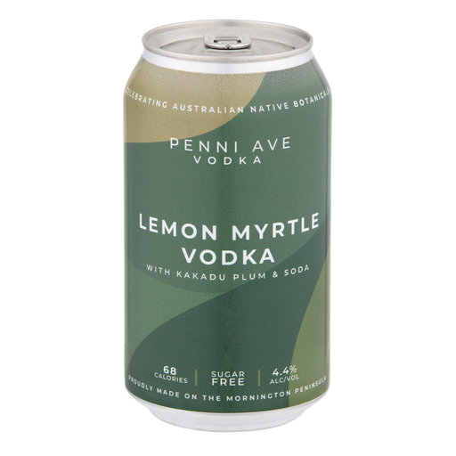 Penni Ave Distillery Lemon Myrtle Vodka With Kakadu Plum And Soda 355ml