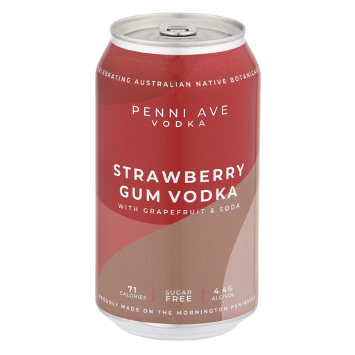Penni Ave Distillery Strawberry Gum Vodka With Grapefruit And Soda 355m