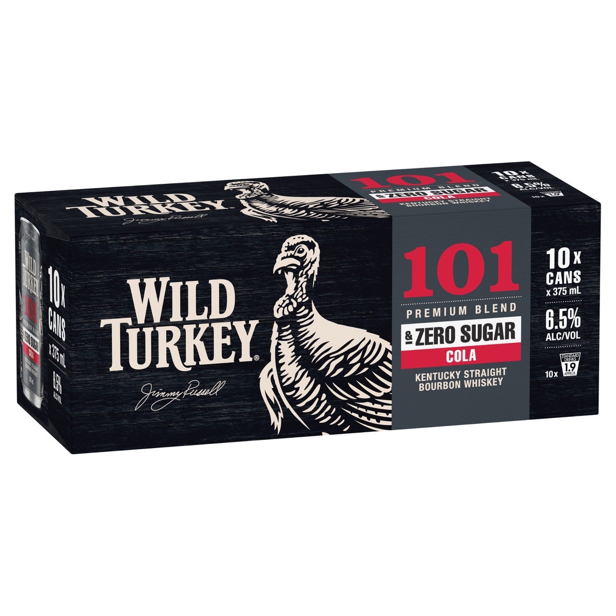 Wild Turkey 101 & Cola Zero 375ml