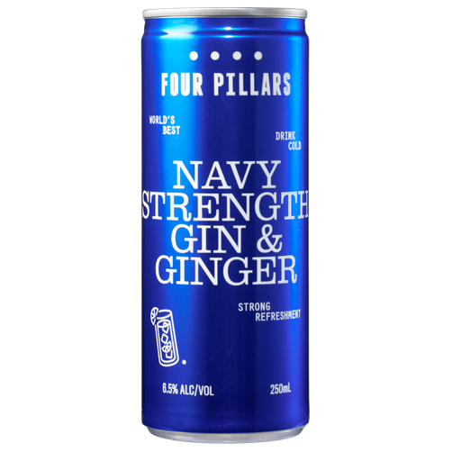 Four Pillars Navy Strength Gin & Ginger 250ml