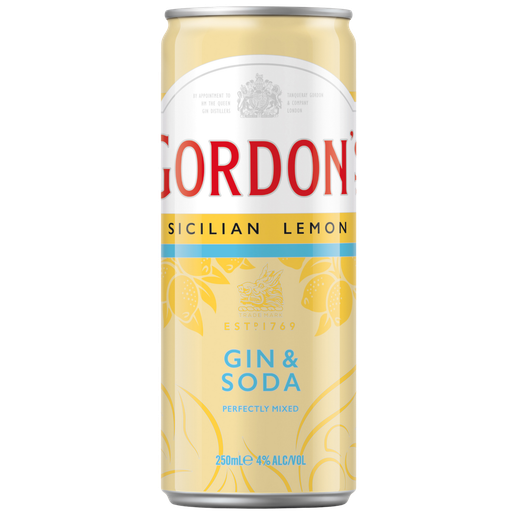 Gordons Sicilian Lemon 250ml