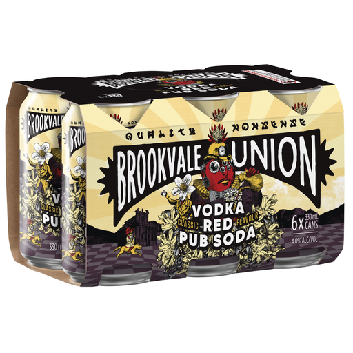 Brookvale Union Red Pub Soda 330ml