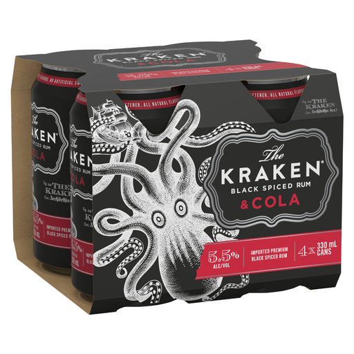 Kraken Rum & Cola 330ml