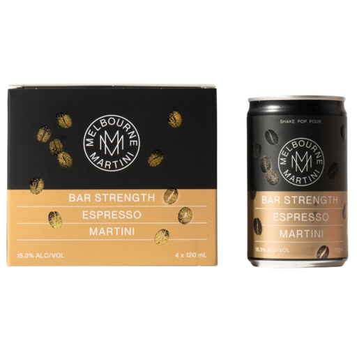 Melbourne Martini Bar Strength Espresso Martini 120ml Can