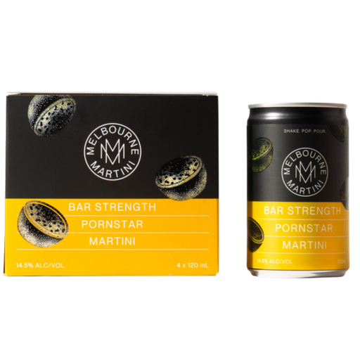 Melbourne Martini Bar Strength Pornstar Martini 120ml Can