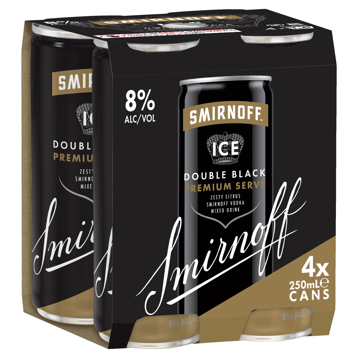 Smirnoff Double Black 250ml