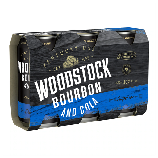 Woodstock Bourbon & Cola 10% 375ml