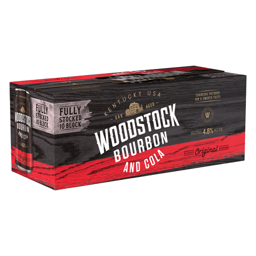 Woodstock Bourbon & Cola 4.8% 375ml