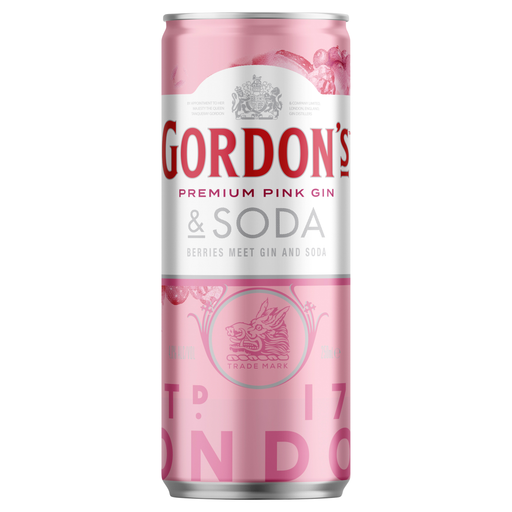 Gordons Pink & Soda 250ml